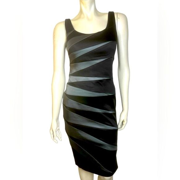 Jax NWOT Stretchy Body Con Sleeveless Midi Dress Size 6 - Picture 1 of 10